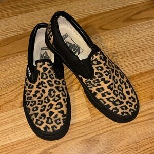 Customized Leopard Vans